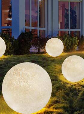 户外防水月球景灯太阳能CH-LDD02月亮灯观庭院阳台花灯园草氛围坪