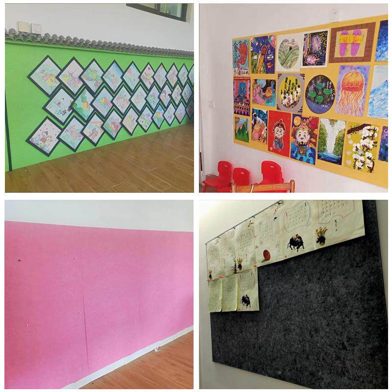 毛毡幼儿园毛TDR毡贴留言板照片墙墙挂家板用展式示板软木板创意