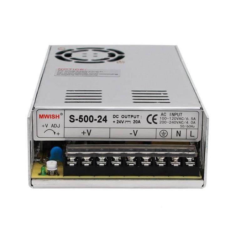 明纬开关电源24v6大功率1000w12v48v0直流可调BIL变压器220伏转3v