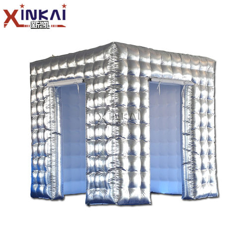 工厂外贸电商热销充气照相亭 婚礼活动LED灯光照相亭便携式充气摄