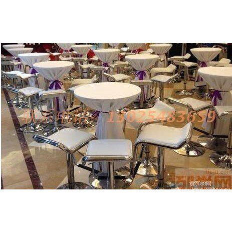 需定制出租吧台鸡尾酒圆桌升降酒吧椅开业庆典婚晏晚会高脚桌椅租