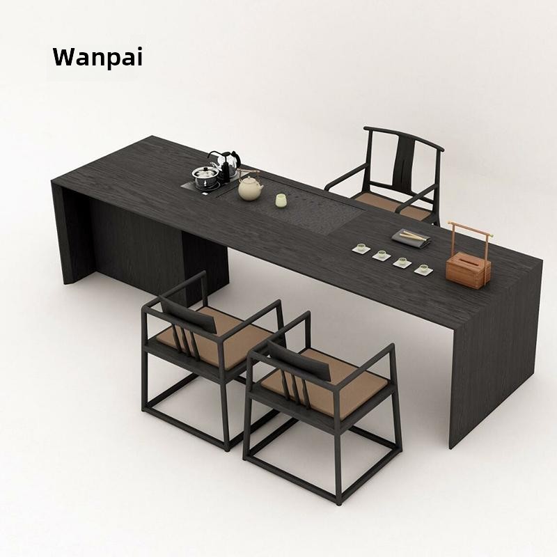 需定制万派意大利Normcore黑胡桃茶几2025新经典Wabi-Sabi风格实