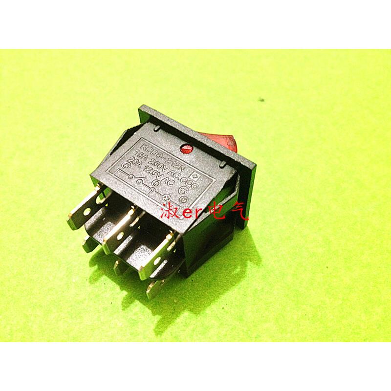 。KCD8 -212N 2档/电源开关/双联按钮开关/船型开关/ 一盒50只起