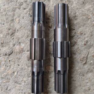 柳林履带旋耕机配件五轴花键轴耕田机机接盘二孔刀库打田农用机械