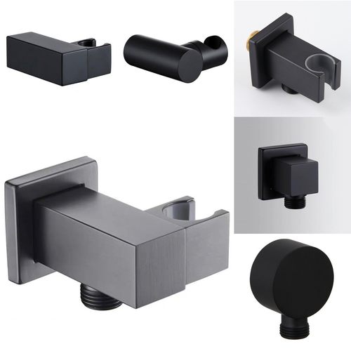 需定制铜暗装入墙花洒配件手持花洒固定座浴室卫生间可调节喷头支