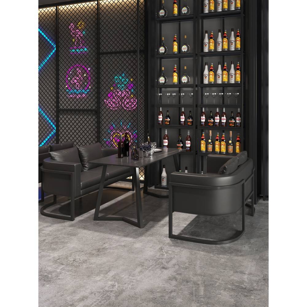 需定制酒吧清吧烧烤店商用咖啡厅西餐厅音乐餐吧小酒馆沙发卡座桌