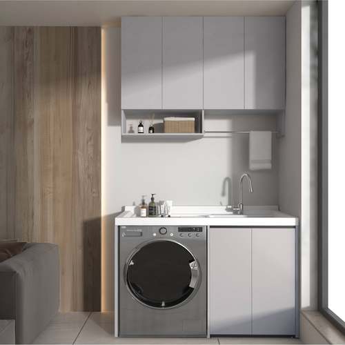 需定制蜂窝铝不锈钢阳台柜洗衣机柜阳台一体组合浴室柜阳台洗衣机