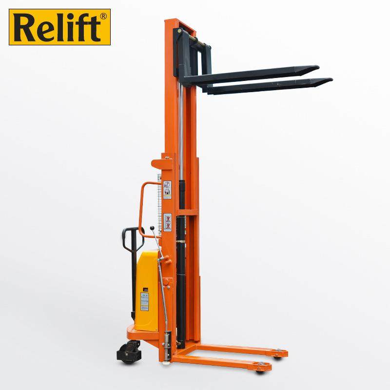半电动液压堆高车1吨2吨半自动升降叉车插电式装卸铲车升高搬运车,搬运/仓储/物流设备,其他起重搬运设备,淘宝优惠券,粉丝福利购,淘宝优惠卷