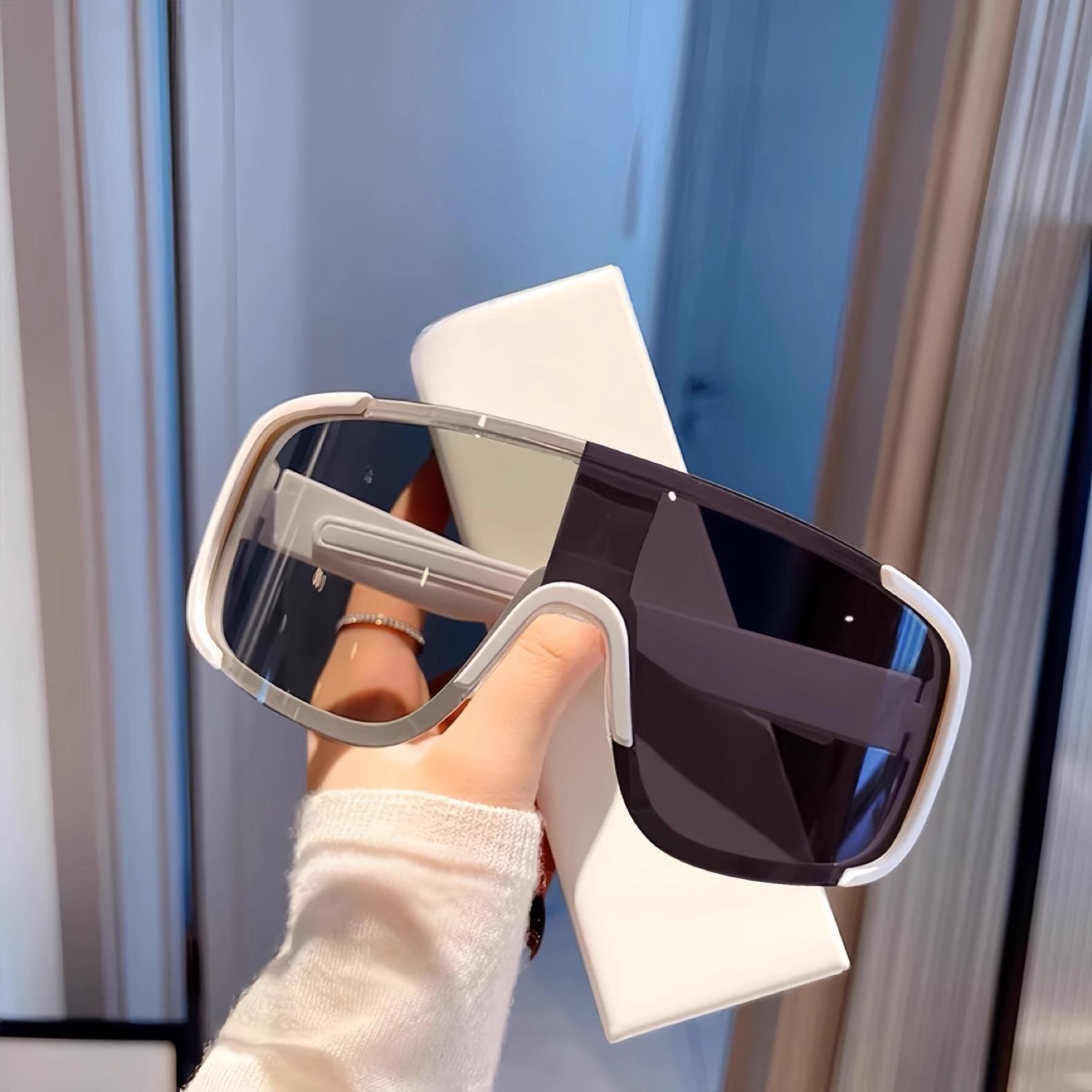 骑行墨镜护目滑雪日本进口反光女大脸镜2025眼镜防风运动男新款