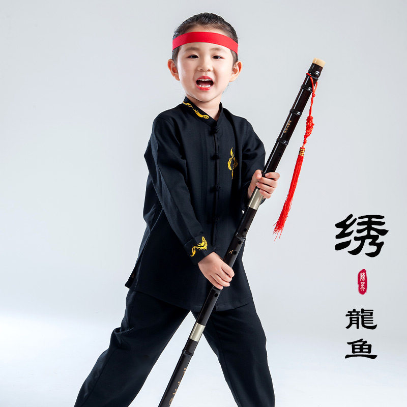 速发儿童青少年太极汉服春夏秋冬太极服