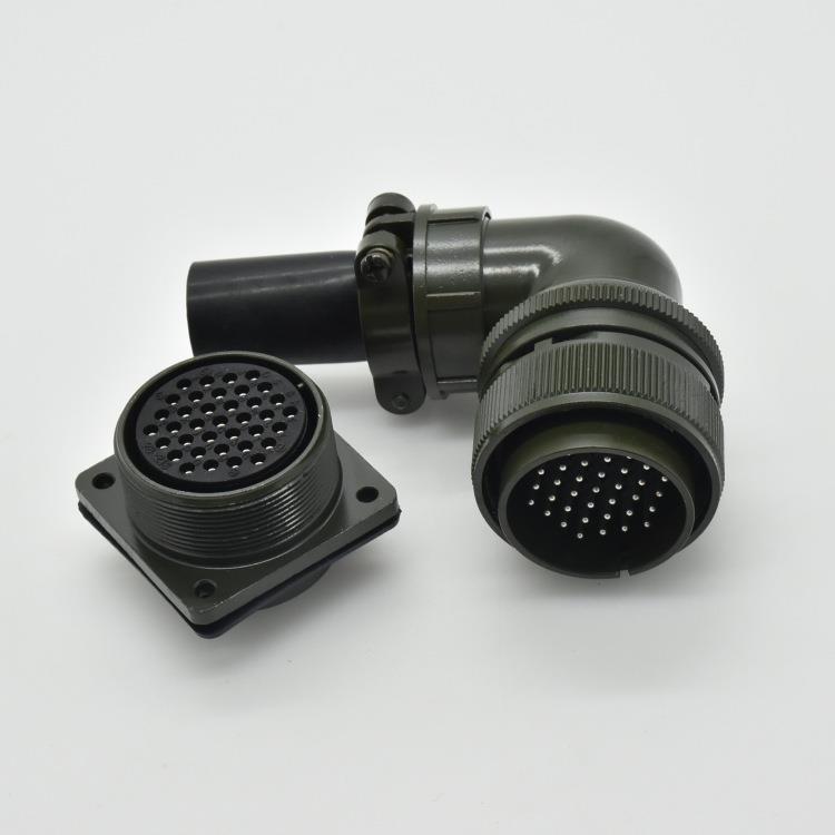 MS3108A28-21P弯管航空接插件配套MS3102A28-21S圆形连接器-低价