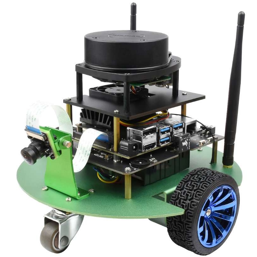 JetBot升级版ROS AI人工智能机器人 大小脑设计雷达建图视觉处理