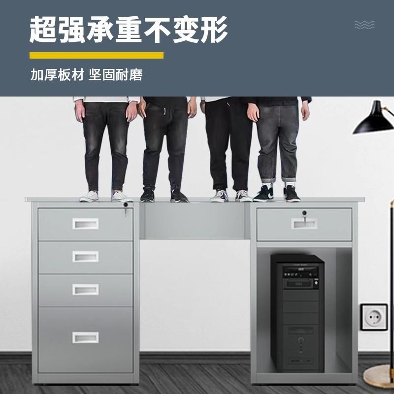 304不锈钢办公m桌带抽屉操作台诊疗桌实验室工作台书桌电脑桌
