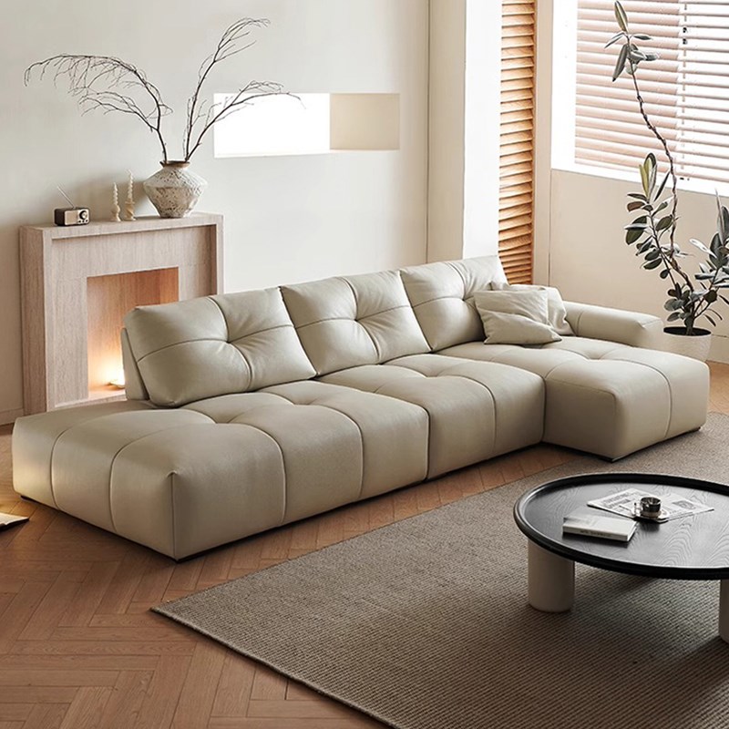 像素沙发a豆腐块可移动调节靠背客厅沙发异形贵妃头层真皮沙发