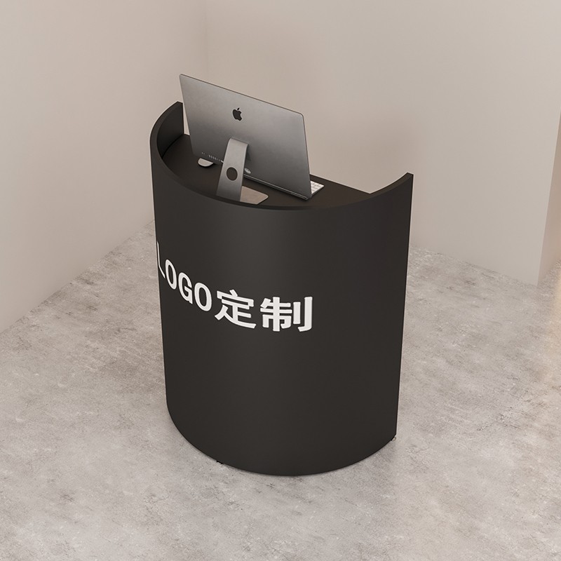 需定制小型店铺收银柜台饭厅迎宾台铁艺覆古工业风办公咖啡店引导