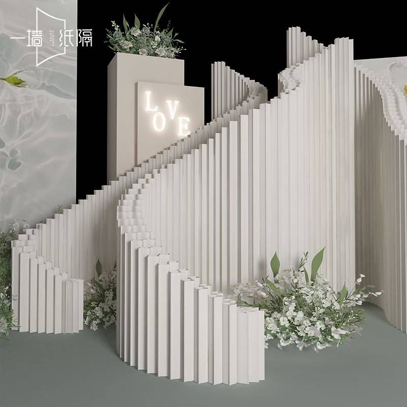 需定制纸屏风隔断墙楼梯口三角形折叠推拉移动客厅玄关遮挡分隔背