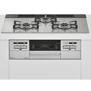 灶台燃气灶三眼灶炉 玻璃面带烤箱灶日式 日本林内新款 Mytone嵌入式