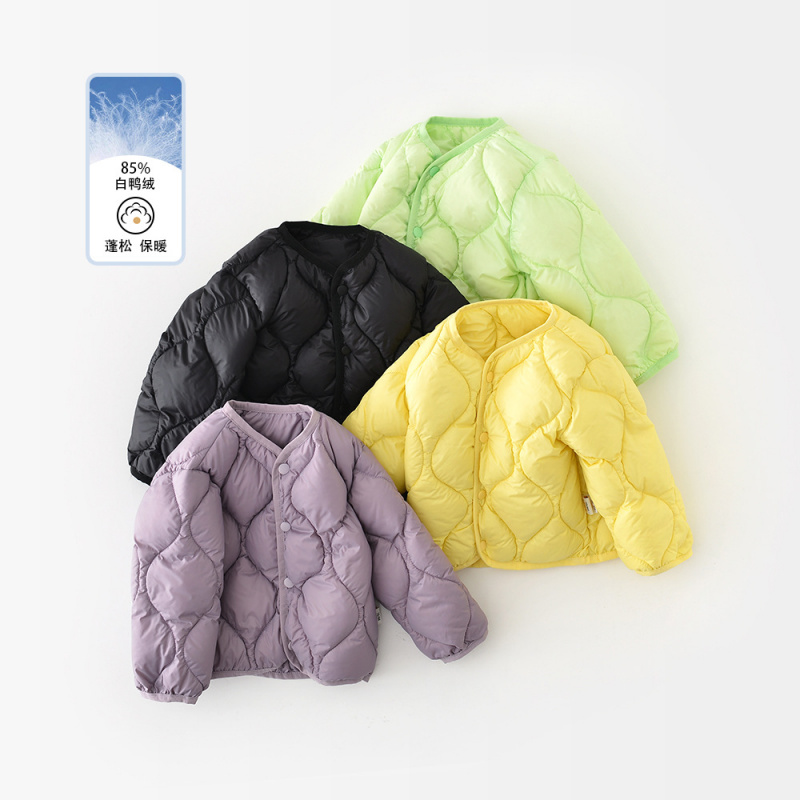 婴幼儿冬季新款羽绒服女宝宝白鸭