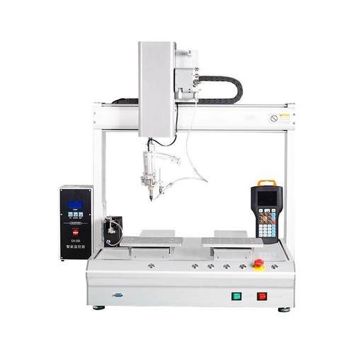 全自动焊锡机双头PCB线路板航空头焊锡机器人USB数据线焊锡焊接机