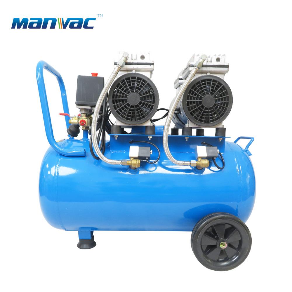 低噪音无油小型空压机环保压缩机出口压缩设备家装用钉枪冲打气泵