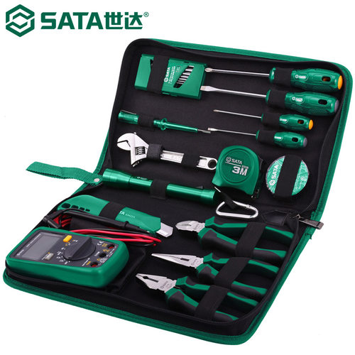 世达03790工具组套21件电工日常检修工具包套装家用组合工具