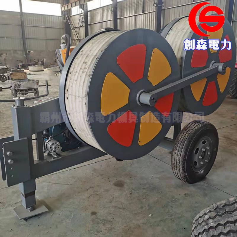 0.75吨小型液压制动牵引机光缆被动牵张机机械师张力机电力施工