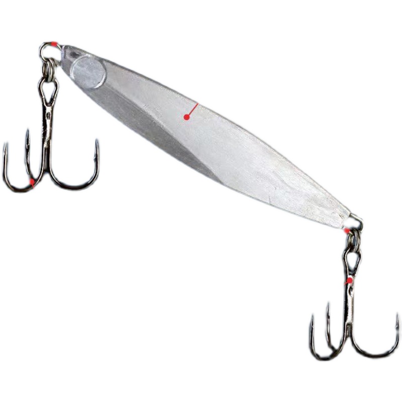 路亚铁板饵毛坯裸片血槽钩岸抛远投鱼饵10-40克淡水海水鲈鱼翘嘴