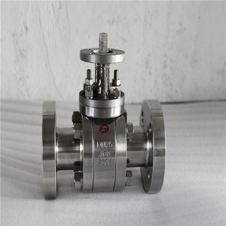 Q41N-160P法兰活动式锻钢高压球阀304不锈钢三片式焊接硬密封阀门