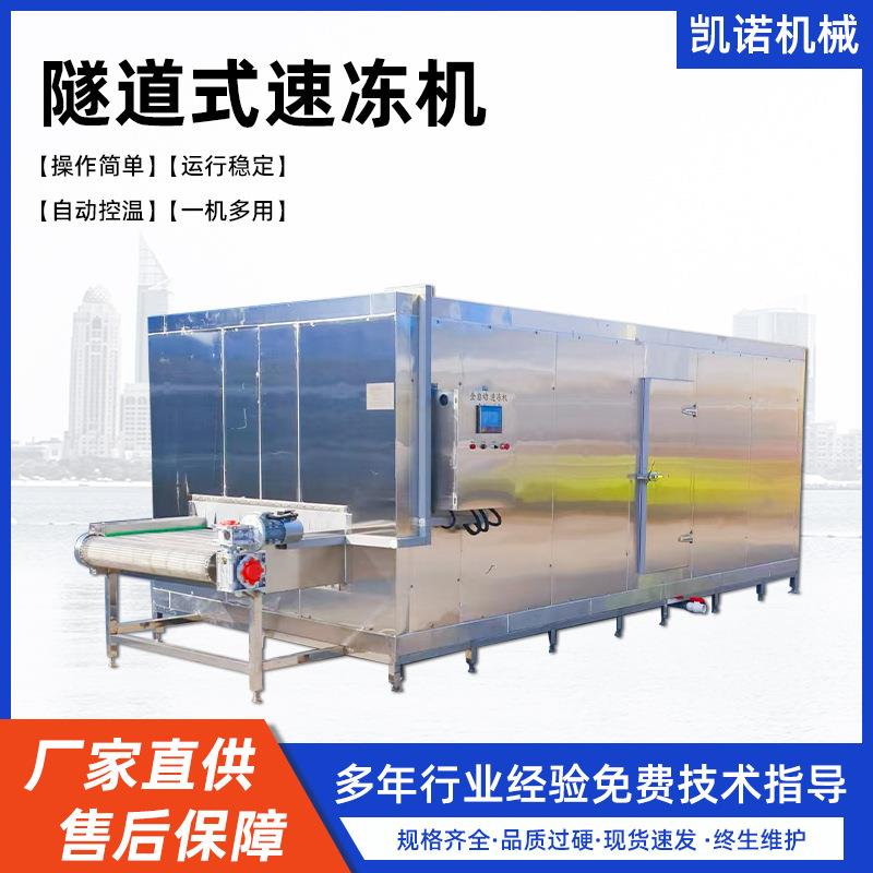 厂家制造披萨汉堡薯条速冻设备草莓樱桃葡萄流态化速冻机