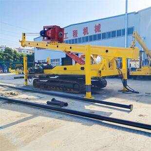 楼房建筑长螺旋钻机双动力头灌注桩机多工种地基打桩机