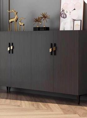 轻奢门口家用灰色橙色白色开 扇储物鞋柜带腿时尚简约多功能门厅