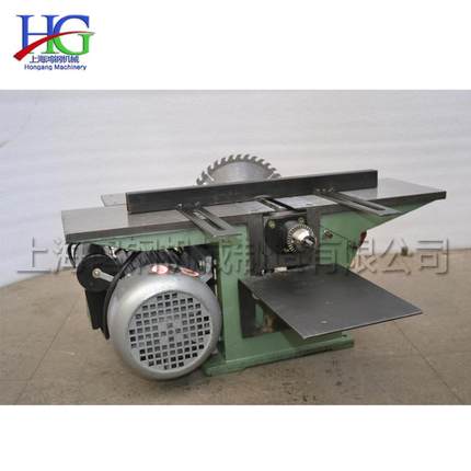 小hg-tp-98型家具板材刨 电自动木工三合一刨床 电动平刨台一钻锯