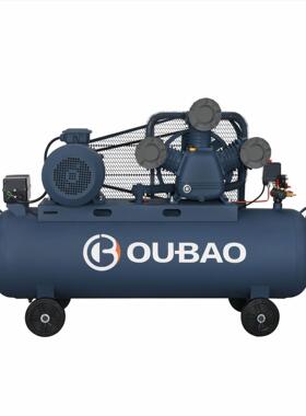 欧堡皮带式空压机200L皮带机DF3090压缩机7.5KW/10HP