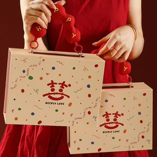 伴手礼盒女伴娘结婚婚礼伴手礼盒套装回礼小众送宾客高档实用礼品