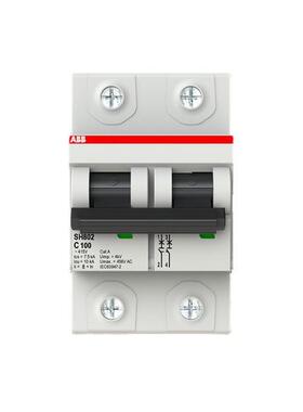 ABBSH800系列高分断微型断路器SH802-C100;10255010
