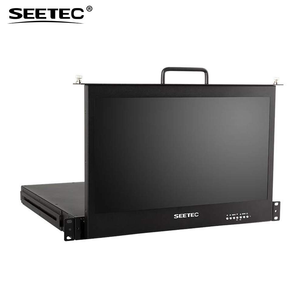 视瑞特17.3寸1U抽屉式机柜监视器 IPS屏全高清4K输入环出SC173-HD