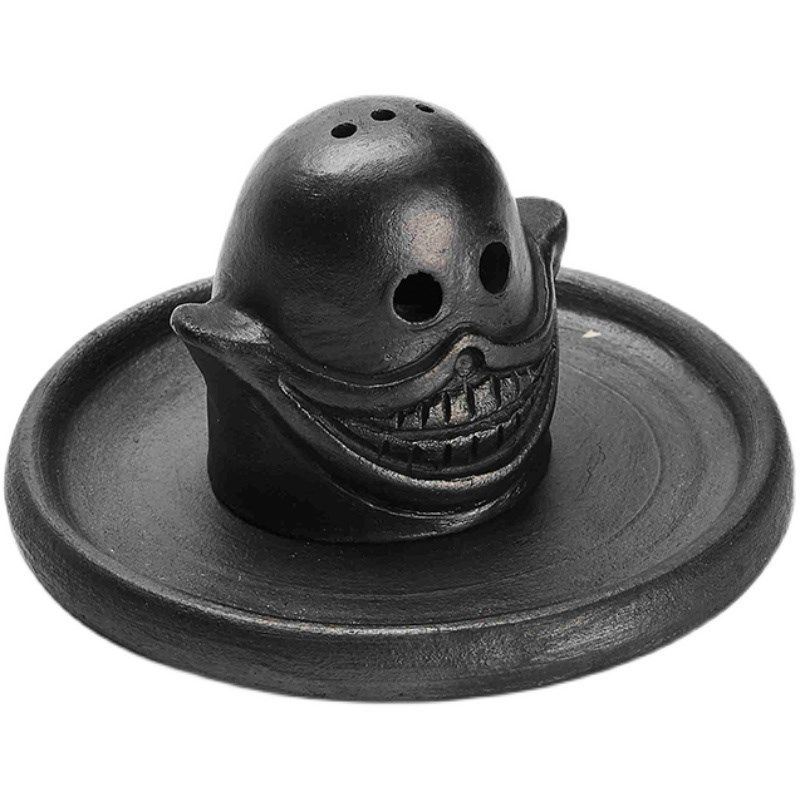 【无常君】手工黑陶香插 国家非遗尼西黑陶 匠人手造