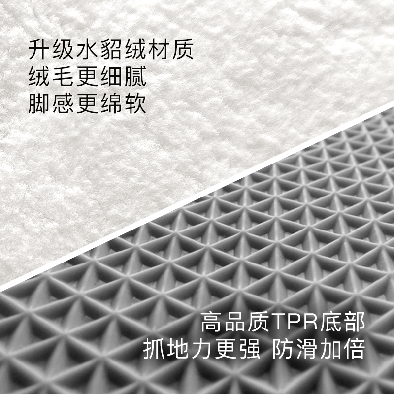 新品喜字结婚浴室防滑地垫厕所门垫 家用卫生间防滑红色吸水地毯