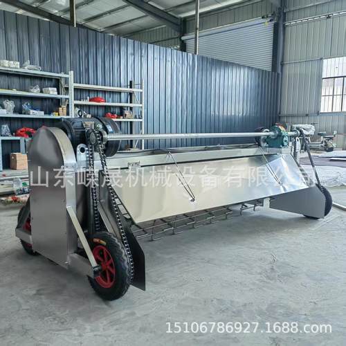 自走式酒厂用酒糟打茬机 行走速度慢降温快拌曲拌料