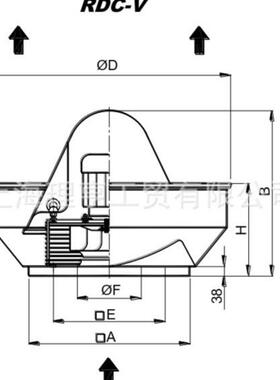 RDC 900-H-6P RDC 900-V-6P 屋顶风机
