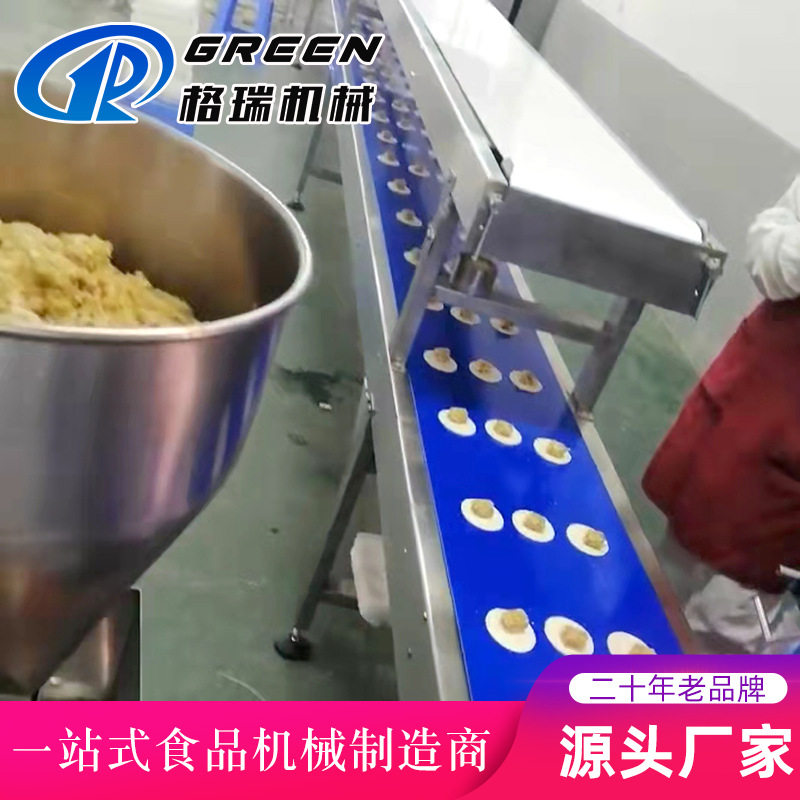 水饺混沌生产线 馄饨龙抄手仿手工生产设备 自动多功能饺子成型机