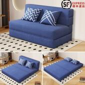 折叠沙发床小户型出租屋客厅卧室可拆洗陪护床防摔垫懒人沙发
