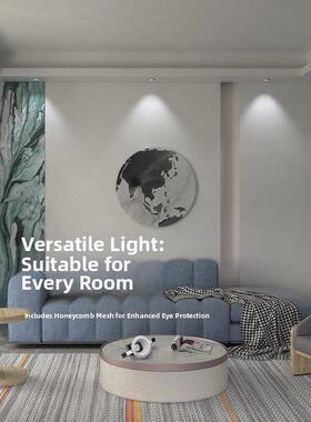 Lipro Led射灯嵌入式入口通道防水防眩光护眼射灯厨房射灯E1十包