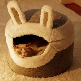 通用可拆洗猫咪沙发垫子睡觉用冬季 猫窝四季 保暖猫床狗窝宠物用品
