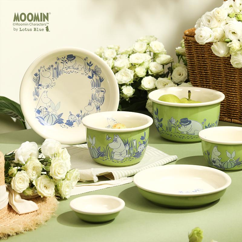 姆明moomin陶瓷餐具饭碗餐盘
