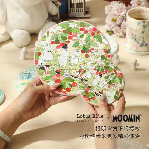 moomin姆明陶瓷餐垫耐高温