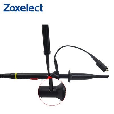示波器探头欧标 X1/X10 100-300MHZ通用型BNC探棒探针测试线表笔