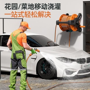 洗车高压水枪强力家用冲洗窗户院子浇花专用洗地水管软管增压喷头