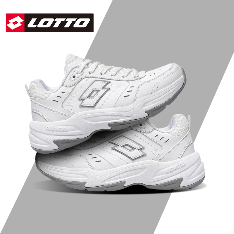Lotto/乐途女皮面厚底休闲运动鞋