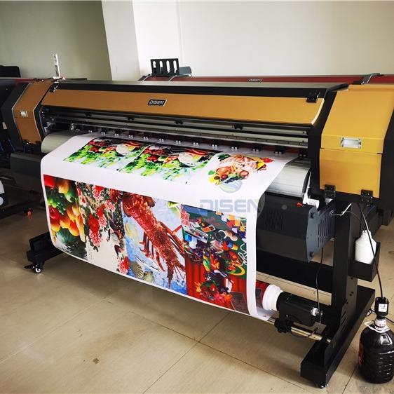 1.8米压电写真机X600DSA-YD18户外室高速高度数码小P型广告喷绘内
